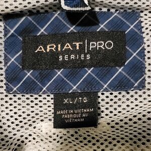 Ariat Pro Series Navy Checkered Shirt XL